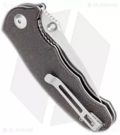 CIVIVI Hooligan Liner Lock Knife Dark Hazel Micarta (2.98" Satin D2) C913B 8 CIVIVI Hooligan Liner Lock Knife Dark Hazel Micarta (2.98" Satin D2) C913B -Knife Shop CIVIVI Hooligan Liner Lock Dark Hazel Micarta Satin D2 C913B BHQ 104229 jr side