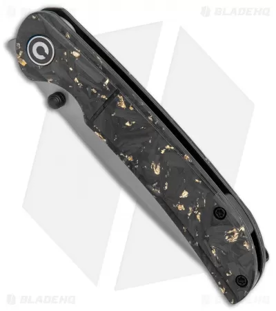 CIVIVI Imperium Liner Lock Knife Shredded CF/Gold (3.5" Stonewash) C2106A 2 CIVIVI Imperium Liner Lock Knife Shredded CF/Gold (3.5" Stonewash) C2106A - Image 2