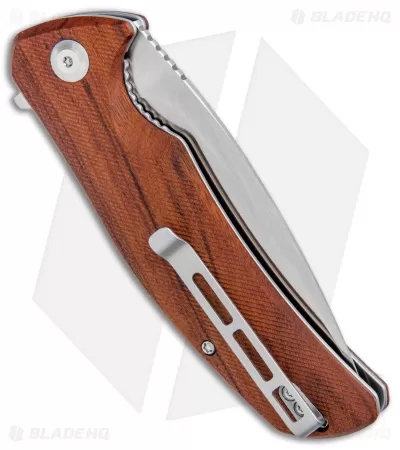 CIVIVI Incite Liner Lock Knife Cuibourtia Wood (3.7" Satin) C908D 3 CIVIVI Incite Liner Lock Knife Cuibourtia Wood (3.7" Satin) C908D - Image 3