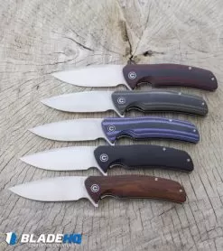 CIVIVI Incite Liner Lock Knife Blue G-10/Carbon Fiber (3.7" Satin) C908B -Knife Shop CIVIVI Incite Liner Lock Knife Cuibourtia Wood Satin C908D BHQ 100867 kp stump web