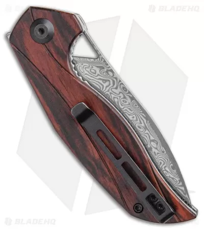 CIVIVI Isham Anthropos Flipper Knife Sandalwood (3.25" Damascus) C903DS-2 3 CIVIVI Isham Anthropos Flipper Knife Sandalwood (3.25" Damascus) C903DS-2 - Image 3