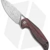 CIVIVI Isham Anthropos Flipper Knife Sandalwood (3.25" Damascus) C903DS-2