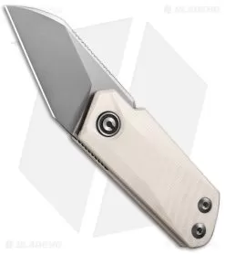 CIVIVI Ki-V Double Detent Slip Joint Knife Ivory G-10 (1.6" BB) C2108C
