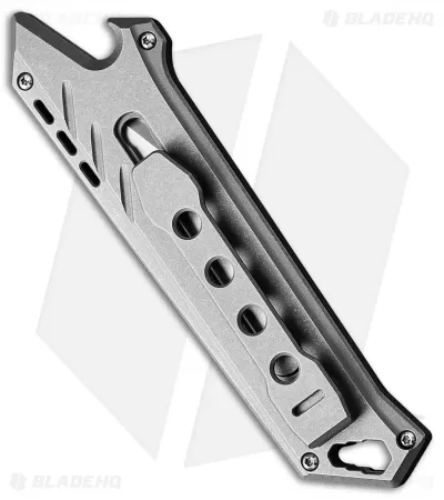 CIVIVI Mandate Gray Titanium Utility Knife (9Cr18MoV + Damascus) 2 CIVIVI Mandate Gray Titanium Utility Knife (9Cr18MoV + Damascus) - Image 2