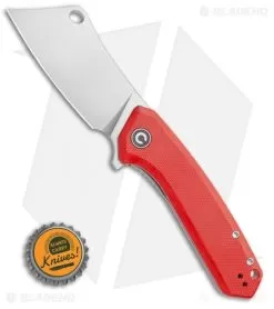 CIVIVI Mini Mastodon Liner Lock Knife Red G-10 (3" Stonewash) -Knife Shop CIVIVI Mini Mastodon Liner Lock Knife Red G 10 3 Stonewash C2011B BHQ 115278 LS Bottlecap