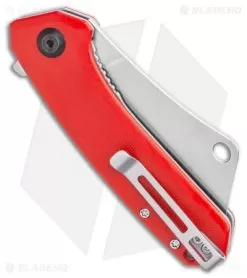 CIVIVI Mini Mastodon Liner Lock Knife Red G-10 (3" Stonewash) -Knife Shop CIVIVI Mini Mastodon Liner Lock Knife Red G 10 3 Stonewash C2011B BHQ 115278 LS Side