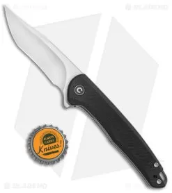CIVIVI Mini Sandbar Liner Lock Knife Black G-10 (2.9" Satin) C20011-1 -Knife Shop CIVIVI Mini Sandbar LL Knife Natural Black G 10 Satin BHQ 142901 jr bottlecap