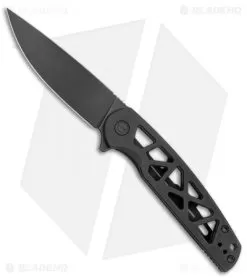 CIVIVI Perf Skeletonized Frame Lock Knife Black Steel (3.1" Black)