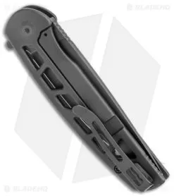 CIVIVI Perf Skeletonized Frame Lock Knife Black Steel (3.1" Black) -Knife Shop CIVIVI Perf Skeletonized FL Black Steel Black BHQ 120918 jr side