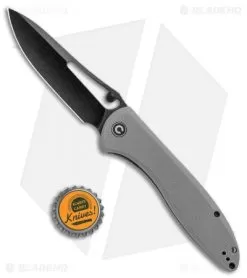 CIVIVI Picaro Liner Lock Knife Gray G-10 (3.94" Black Stonewash) -Knife Shop CIVIVI Picarto LL Gray G 10 Black SW C916C BHQ 105671 jr bottlecap