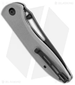 CIVIVI Picaro Liner Lock Knife Gray G-10 (3.94" Black Stonewash) -Knife Shop CIVIVI Picarto LL Gray G 10 Black SW C916C BHQ 105671 jr side