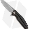 CIVIVI Statera Flipper Liner Lock Knife Black Carbon Fiber (3.5" SW) C901C