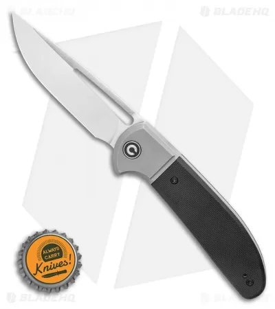 CIVIVI Trailblazer XL Slip Joint Knife Black G10 (3.5" Stonewash) C2101C 4 CIVIVI Trailblazer XL Slip Joint Knife Black G10 (3.5" Stonewash) C2101C - Image 4