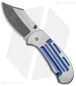 Chuck Gedraitis Small Puffin Frame Lock Knife Ti (2.4" Two-Tone)