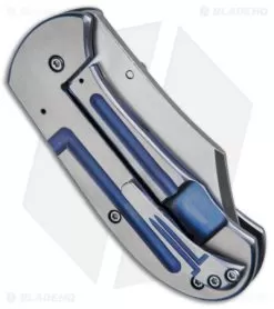 Chuck Gedraitis Small Puffin Frame Lock Knife Ti (2.4" Two-Tone) 6 Chuck Gedraitis Small Puffin Frame Lock Knife Ti (2.4" Two-Tone) -Knife Shop Chuck Gedaitis Small Puffin Ti TT BHQ 67687 jr side 2