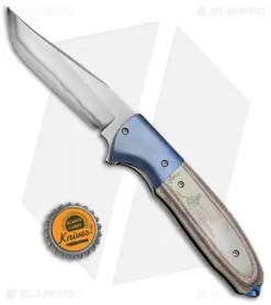 Chuck Gedraitis Accentor Flipper Circuit Board/Blue Ti (3.625" San-Mai) -Knife Shop Chuck Gedraitis Accentor Circuit Board Blue Ti San Mai BHQ 71717 jr bottlecap