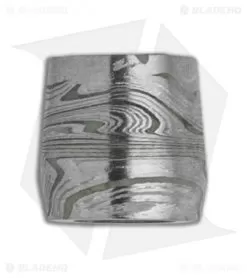 Chuck Gedraitis Custom Lume Lanyard Bead - 304/316 Stainless Damascus