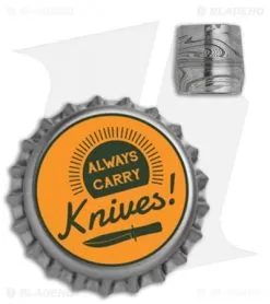 Chuck Gedraitis Custom Lume Lanyard Bead - 304/316 Stainless Damascus 7 Chuck Gedraitis Custom Lume Lanyard Bead - 304/316 Stainless Damascus -Knife Shop Chuck Gedraitis Custom Lume Lanyard Bead Damascus BHQ 133969 jr bottlecap