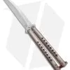 Chuck Gedraitis Knives Balisong No. 212 Titanium Butterfly Knife (4.25" SW)