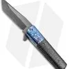 Chuck Gedraitis Small Yakuza Frame Lock Knife Silver LSCF/Timascus (3" Damascus)