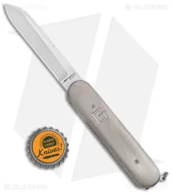 Chuck Gedraitis Swiss Army Switchblade Automatic Knife Titanium (3.25" Satin) -Knife Shop Chuck Gedraitis Swiss Army Switchblade Auto Ti Satin BHQ 147738 jr bottlecap