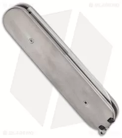 Chuck Gedraitis Swiss Army Switchblade Automatic Knife Titanium (3.25" Satin) -Knife Shop Chuck Gedraitis Swiss Army Switchblade Auto Ti Satin BHQ 147738 jr side