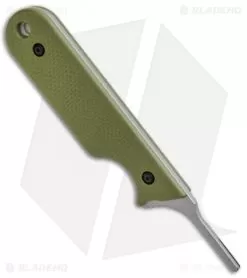 Civilware IBK (Interchangeable Blade Knife) Fixed Blade OD Green G-10 (3" Satin) -Knife Shop Civilware IBK Interchangeable Blade Knife Fixed Blade OD Green G 10 SW BHQ 91925 jr spine