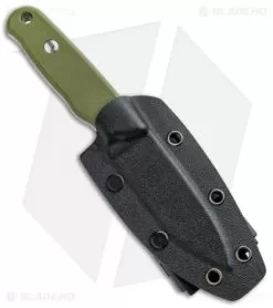 Civilware Packer Fixed Blade Knife OD Green G-10 (3.25" Satin) -Knife Shop Civilware Packer Fixed Blade OD Green G 10 Satin BHQ 91930 jr sheath