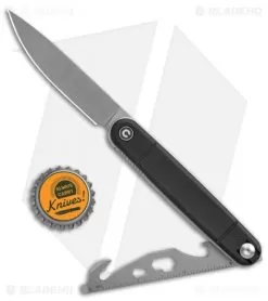 CIVIVI Crit Liner Lock Knife Multi-Tool Black G-10 (3.2" SW) -Knife Shop Civivi Crit Liner Lock Knife Multi tool Black G 10 BHQ 136907 td size