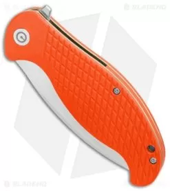 CIVIVI Naja Flipper Liner Lock Knife Orange G-10 (3.75" Satin) C802A -Knife Shop Civivi Naja Orange G10 Satin BHQ 87967 er spine