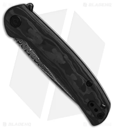 CIVIVI NOx Frame Lock Knife Marble Carbon Fiber/Steel Frame (2.8" Dark Damascus) 2 CIVIVI NOx Frame Lock Knife Marble Carbon Fiber/Steel Frame (2.8" Dark Damascus) - Image 2