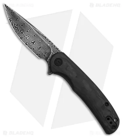 CIVIVI NOx Frame Lock Knife Marble Carbon Fiber/Steel Frame (2.8" Dark Damascus) 1 CIVIVI NOx Frame Lock Knife Marble Carbon Fiber/Steel Frame (2.8" Dark Damascus)