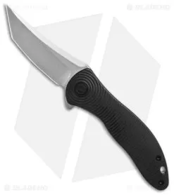 CIVIVI Synergy3 Tanto Liner Lock Knife Black G-10 (3.3" Stonewashed)