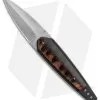 Corrie Schoeman Shout Liner Lock Dagger Knife Banxia Pod (Damascus)