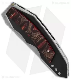 Corrie Schoeman Snout Liner Lock Knife Banksia Pod/G-10 (2.8" Hamon) -Knife Shop Corrie Schoeman Snout Banksia Prod G10 Hamon BHQ 86774 er spine