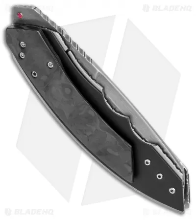 Corrie Schoeman Snout Liner Lock Knife Fat Carbon Fiber (2.5" Hamon) 3 Corrie Schoeman Snout Liner Lock Knife Fat Carbon Fiber (2.5" Hamon) - Image 3