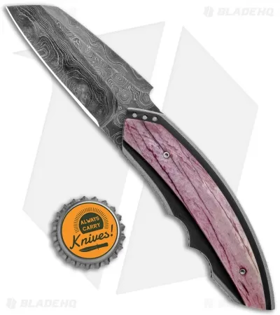 Corrie Schoeman Snout Liner Lock Knife Red Bone/G-10 (2.5" Damascus) 1 Corrie Schoeman Snout Liner Lock Knife Red Bone/G-10 (2.5" Damascus)