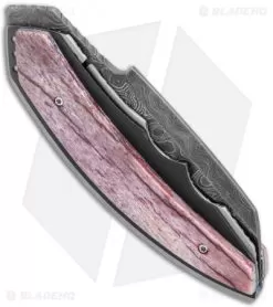 Corrie Schoeman Snout Liner Lock Knife Red Bone/G-10 (2.5" Damascus) 7 Corrie Schoeman Snout Liner Lock Knife Red Bone/G-10 (2.5" Damascus) -Knife Shop Corrie Schoeman Snout LL Red Bone G 10 Damascus BHQ 124142 jr side