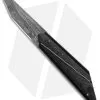 Corrie Schoeman T-Mate Flipper Knife Marble Carbon Fiber (2.875" Damascus)