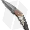 Corrie Schoeman X-Ecute Flipper Knife Abalone/Carbon Fiber (6" Damascus)