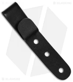 Crawford Custom Kasper Tanto Fighter Fixed Blade Knife Black Micarta (6" Black) -Knife Shop Crawford Kasper Figher 6in Black BHQ 49368 jr clip 1