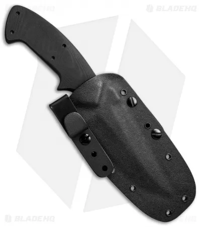 Crawford Custom Kasper Scorpion Fixed Blade Knife Black G-10 (4.5" Black DLC) 3 Crawford Custom Kasper Scorpion Fixed Blade Knife Black G-10 (4.5" Black DLC) - Image 3