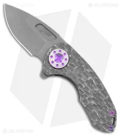 Curtiss Custom Knives F3 Compact Frame Lock Knife FJ Milled Ti/Pink (2.5" SW )
