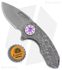 Curtiss Custom Knives F3 Compact Frame Lock Knife FJ Milled Ti/Pink (2.5" SW ) -Knife Shop Curtiss Knives F3 Compact FL FJ Milled Ti Pink SW BHQ 178856 jr bottlecap