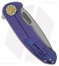 Curtiss Knives F3 Large Frame Lock Knife SPF Ti/Purple (3.8" Two Tone) 6 Curtiss Knives F3 Large Frame Lock Knife SPF Ti/Purple (3.8" Two Tone) -Knife Shop Curtiss Knives F3 FLK SPF TI Purple 3in Two Tone BHQ 178939 td side