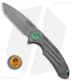 Curtiss Knives F3 Large Frame Lock Knife SPF Ti/Green (3.87"SW) -Knife Shop Curtiss Knives F3 FLK SPF Ti Green 3in SW BHQ 178938 td size