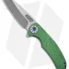 Curtiss Custom F3 Large Frame Lock Knife Green Titanium (3.75" 2-Tone Magnacut)