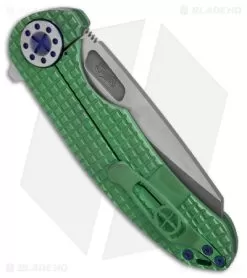 Curtiss Custom F3 Large Frame Lock Knife Green Titanium (3.75" 2-Tone Magnacut) 6 Curtiss Custom F3 Large Frame Lock Knife Green Titanium (3.75" 2-Tone Magnacut) -Knife Shop Curtiss Knives F3 FLK WF Ti Green 3in Two Tone BHQ 178937 td side