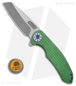 Curtiss Custom F3 Large Frame Lock Knife Green Titanium (3.75" 2-Tone Magnacut) 7 Curtiss Custom F3 Large Frame Lock Knife Green Titanium (3.75" 2-Tone Magnacut) -Knife Shop Curtiss Knives F3 FLK WF Ti Green 3in Two Tone BHQ 178937 td size