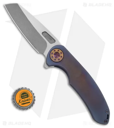 Curtiss Custom F3 Lg Frame Lock Knife Ombre-Bronze Ti (3.75" Two-Tone MagnaCut) 4 Curtiss Custom F3 Lg Frame Lock Knife Ombre-Bronze Ti (3.75" Two-Tone MagnaCut) - Image 4